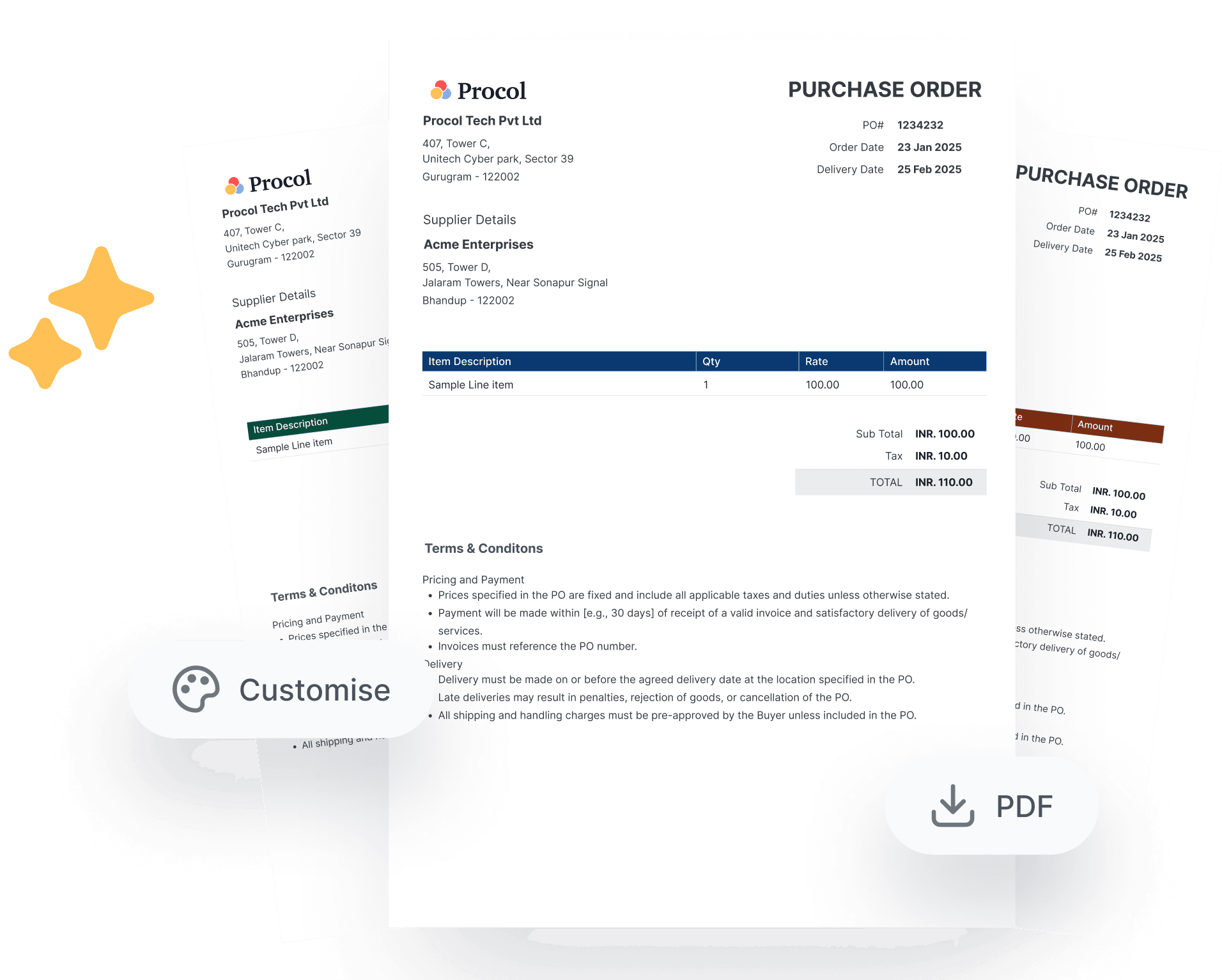 Free Purchase Order Generator