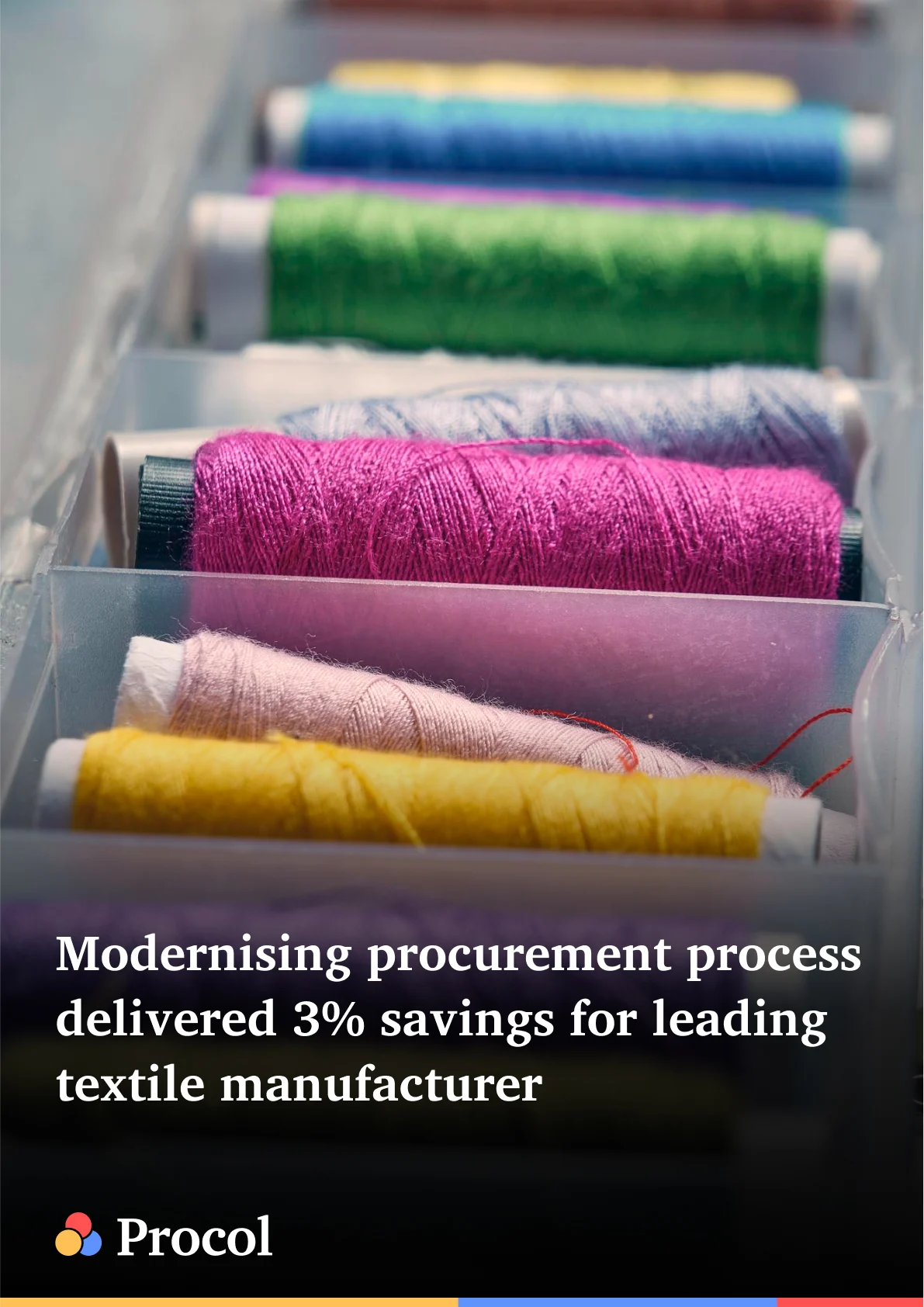 Modernising procurement process delivered 3% savings for leading textile manufacturer